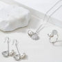 Silver Shell Pearl Set Sale