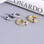 snake hoop earrings