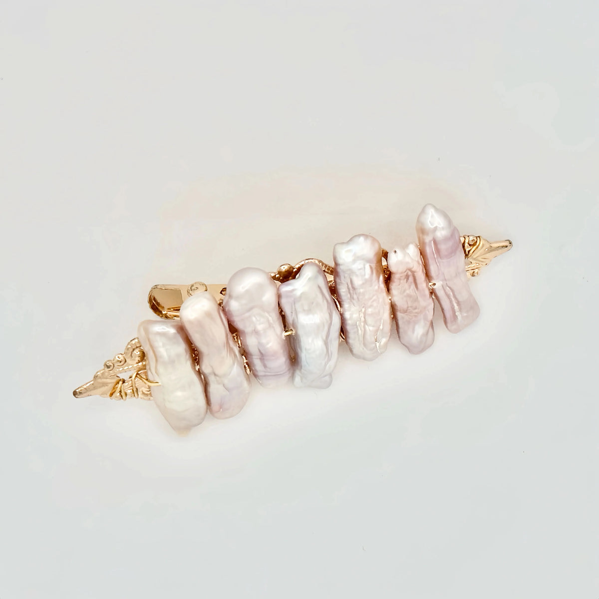pearl clip hair