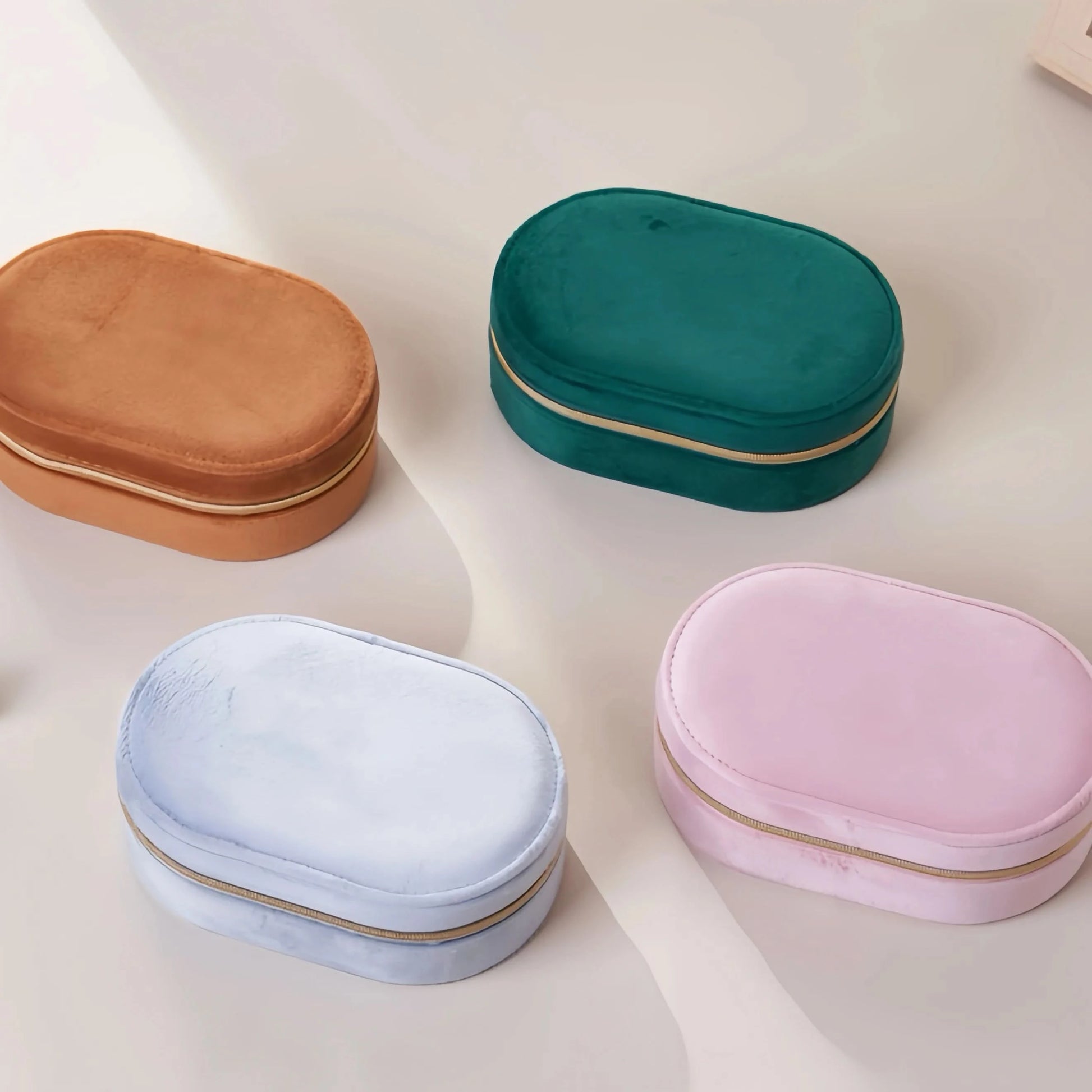 Velvet Portable Jewellery Box