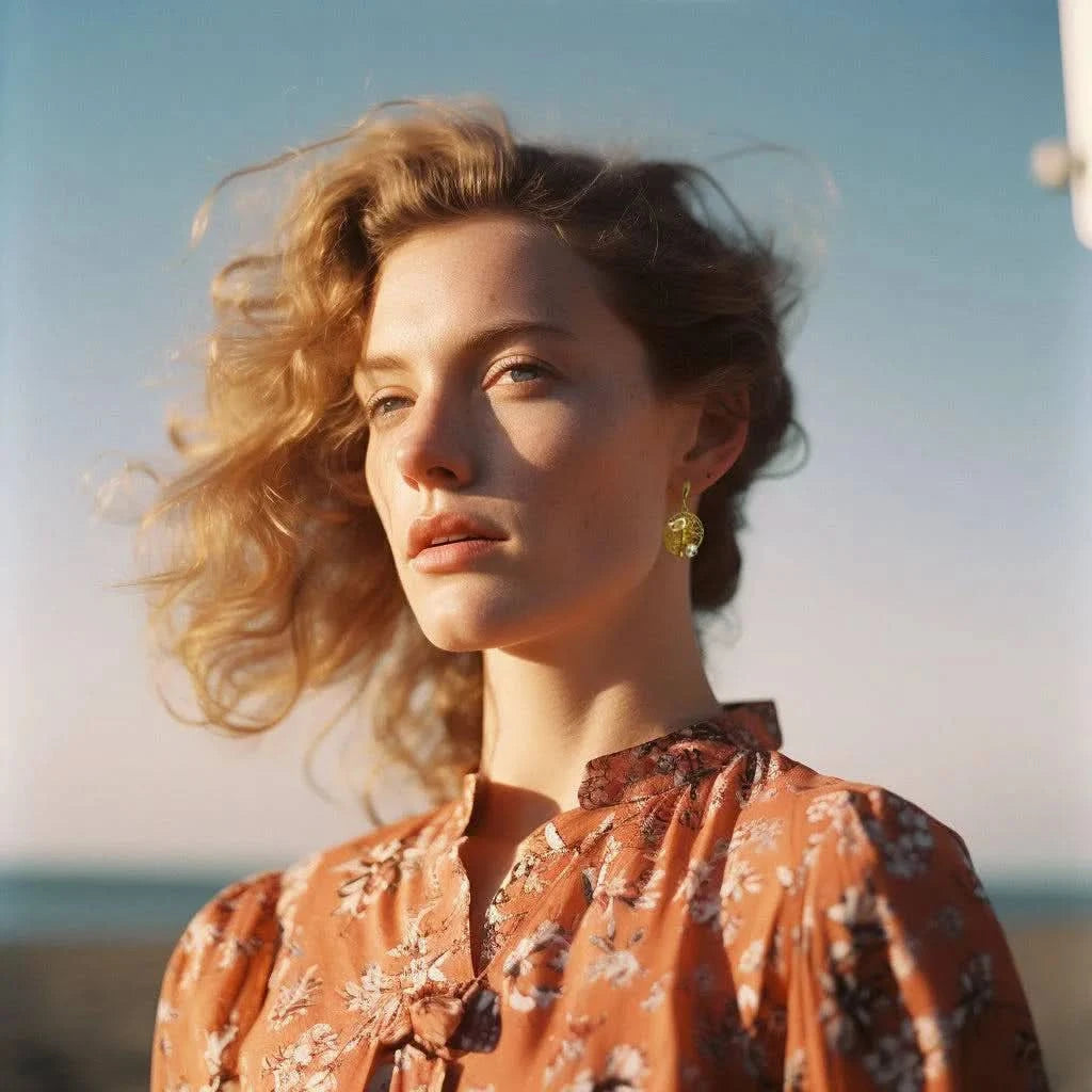 baroque pearls earrings