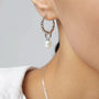 pearl hoop earrings