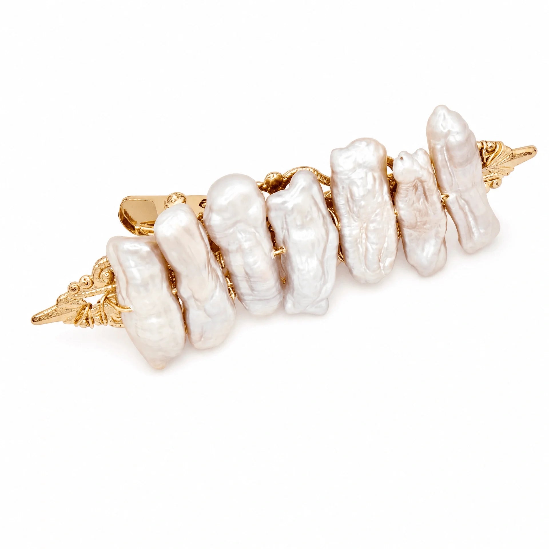 Stick Baroque Pearl Hair Clip
