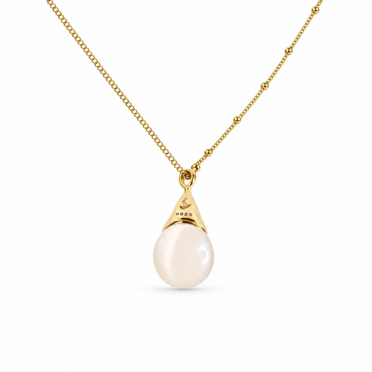 Bulb Baroque Pearl Necklace