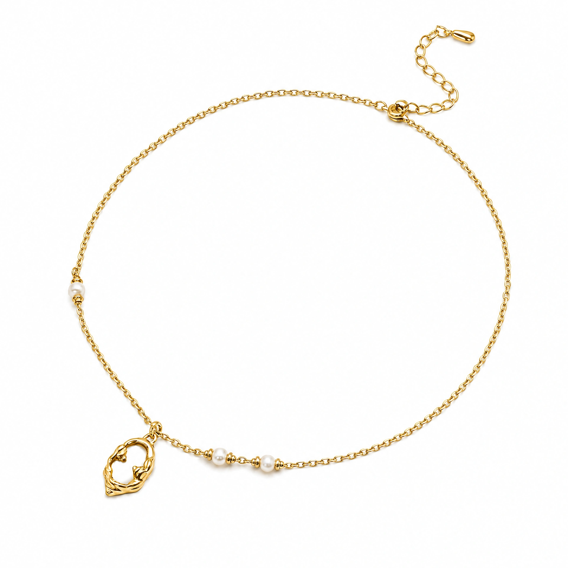 Mother Shell Pearl Necklace