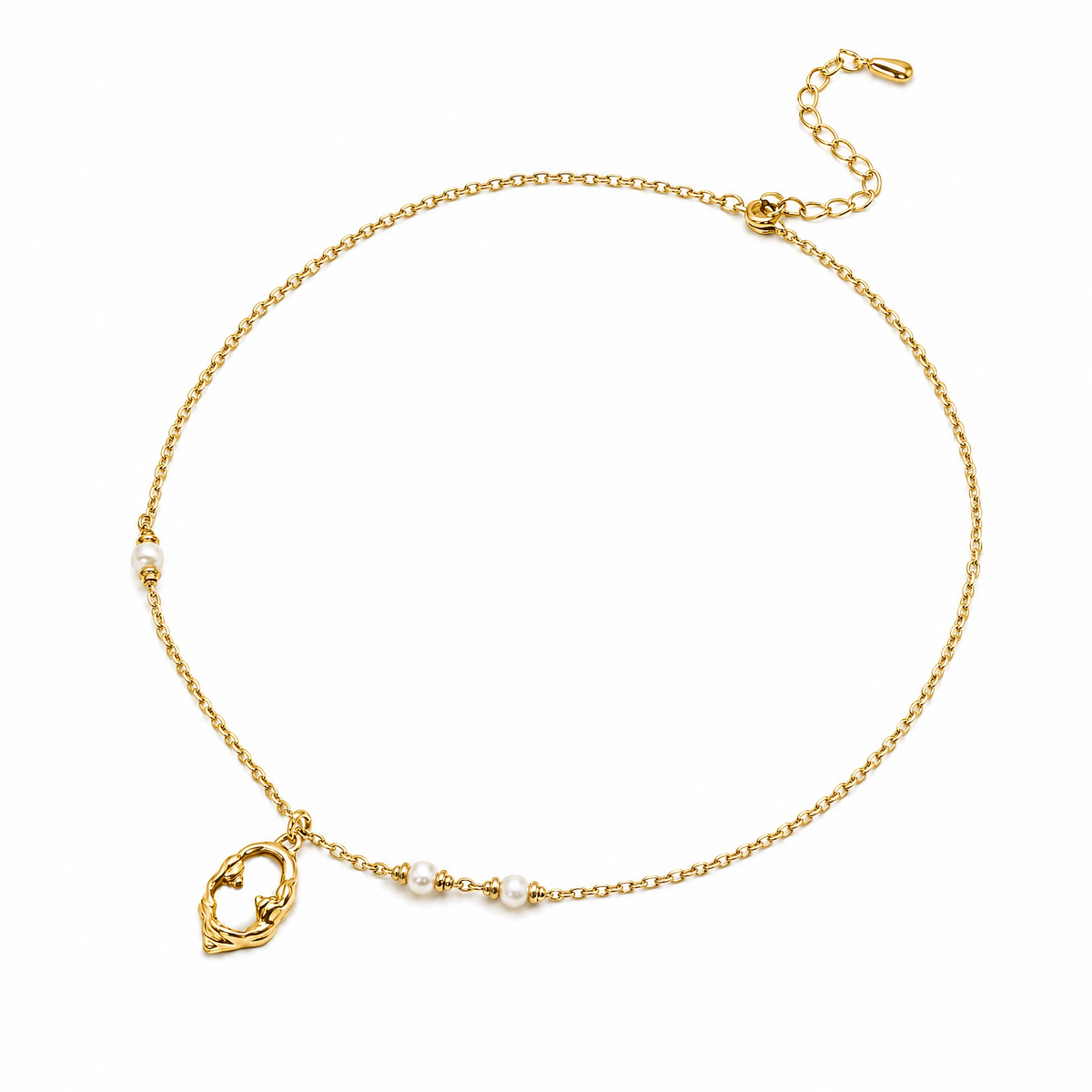 Mother Shell Pearl Necklace