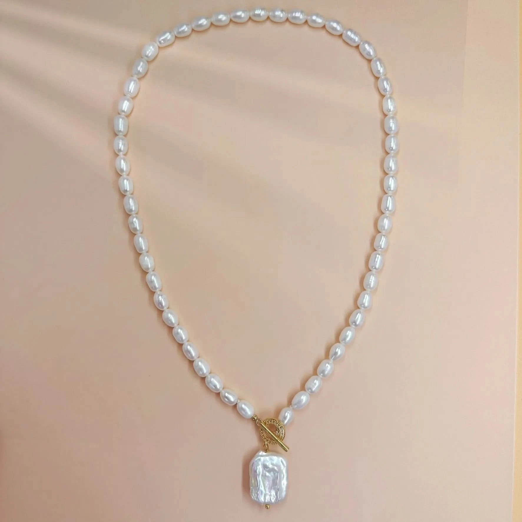 Graduated Baroque Pearl Necklace - Angel Barocco