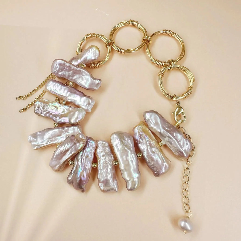 Pink Pearl Bracelet