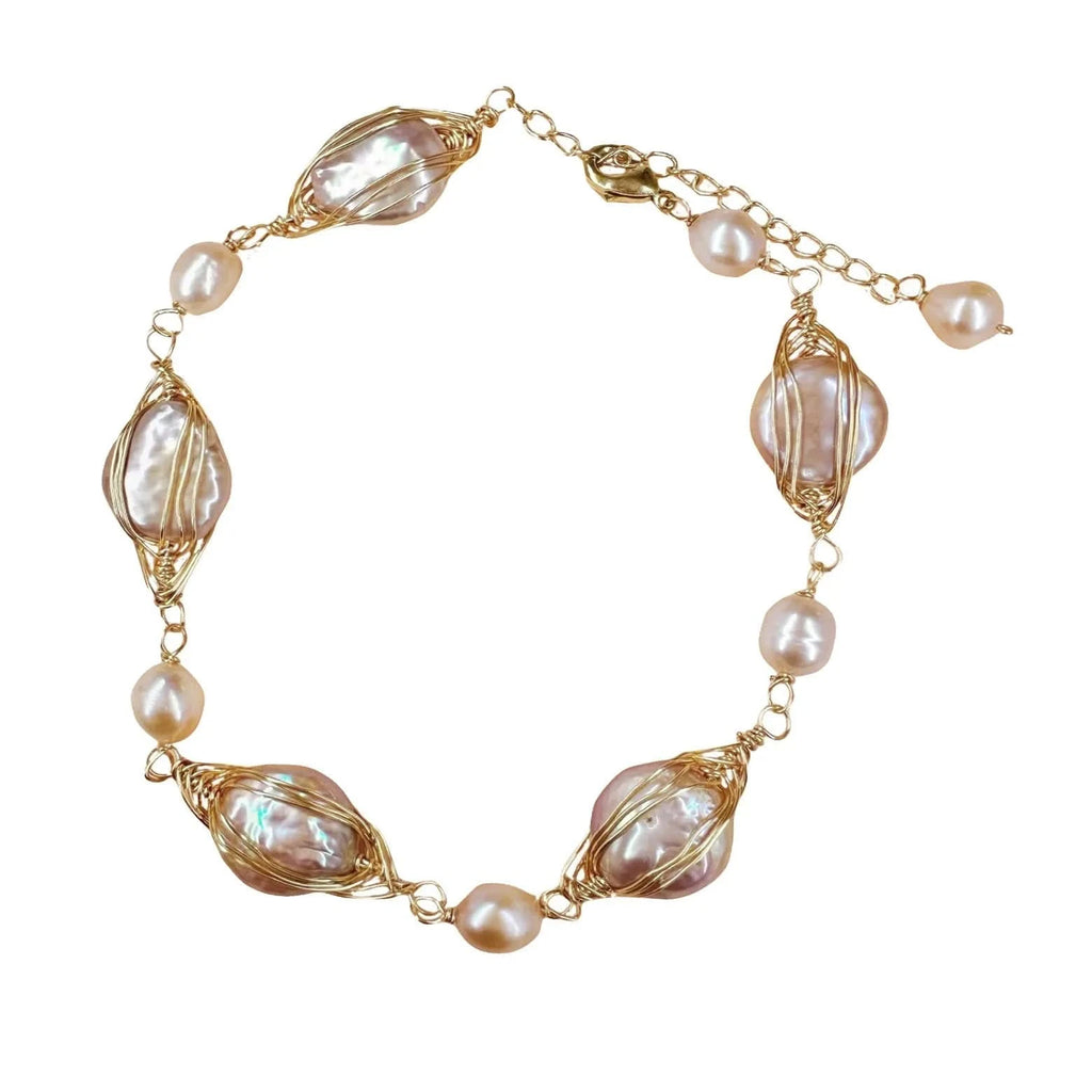 Pink Baroque Bracelet