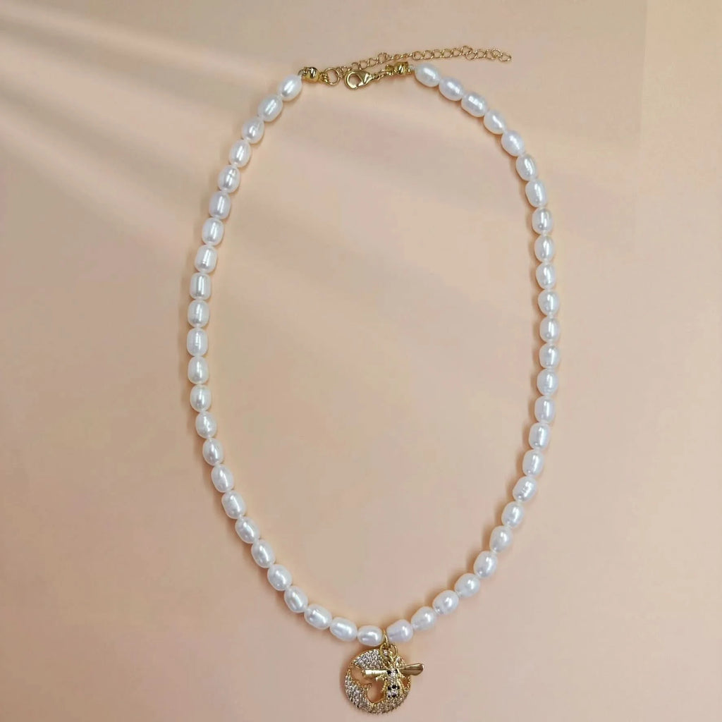 seed pearl choker necklace