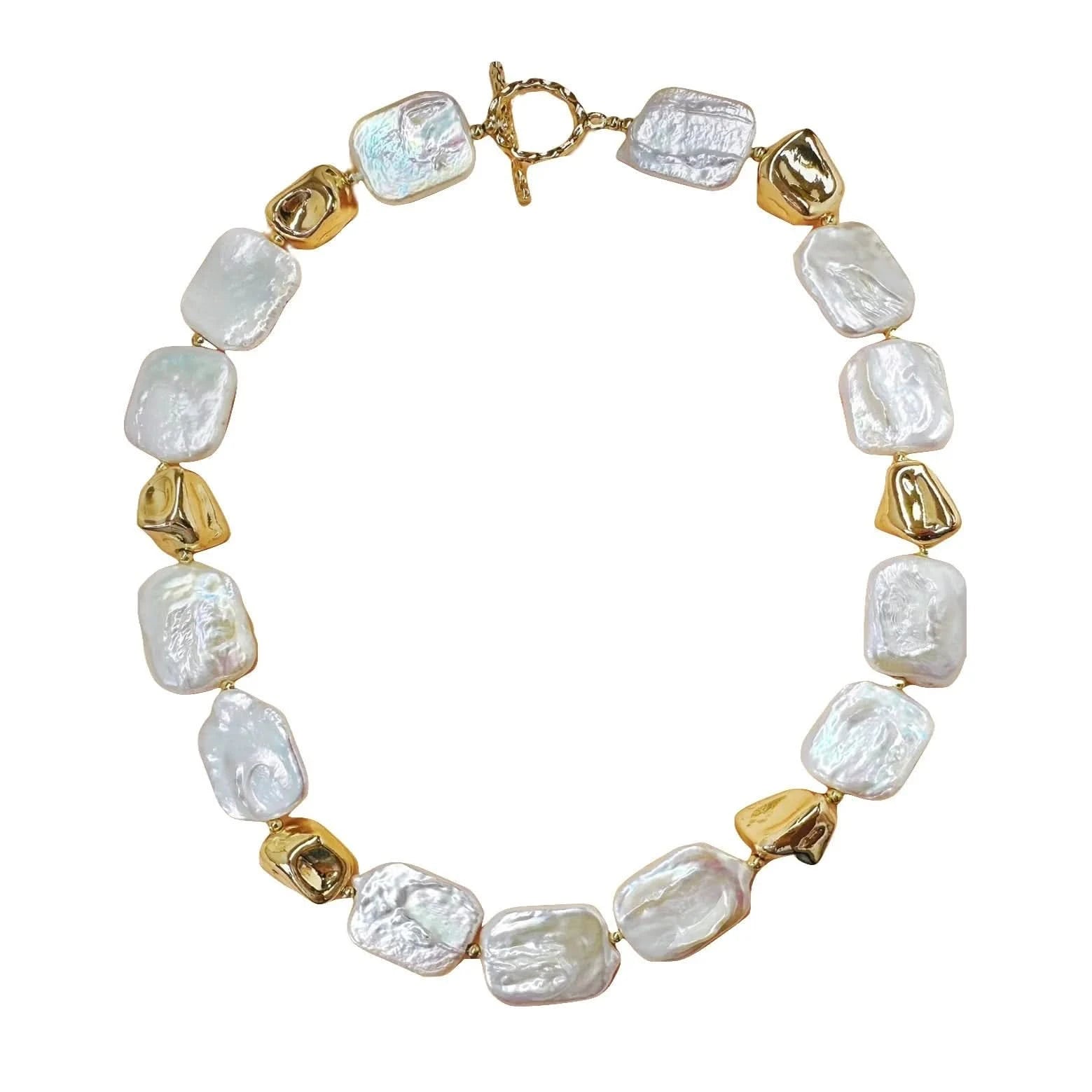 Keshi Pearl Choker Necklace