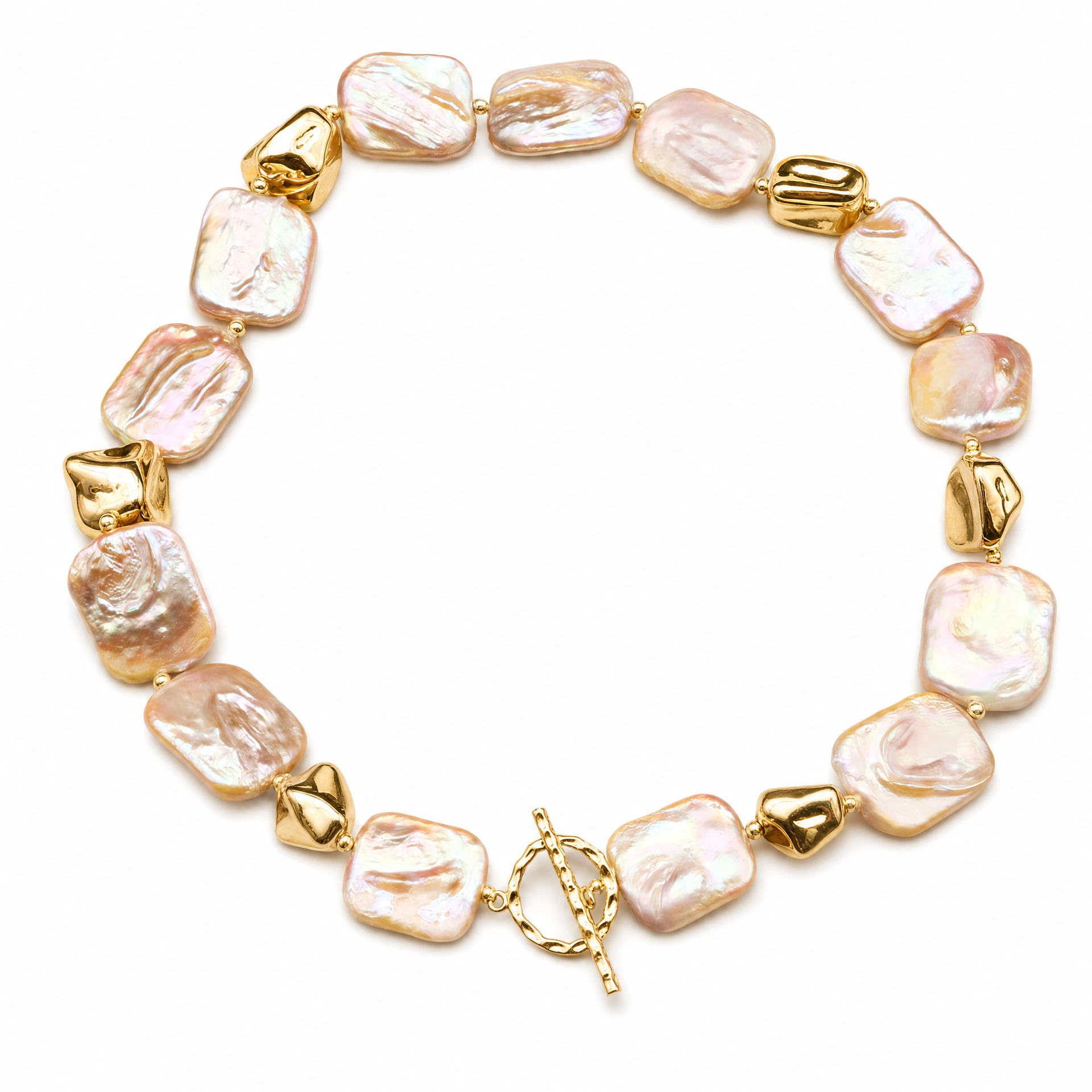 Keshi White Pearl Choker Necklace