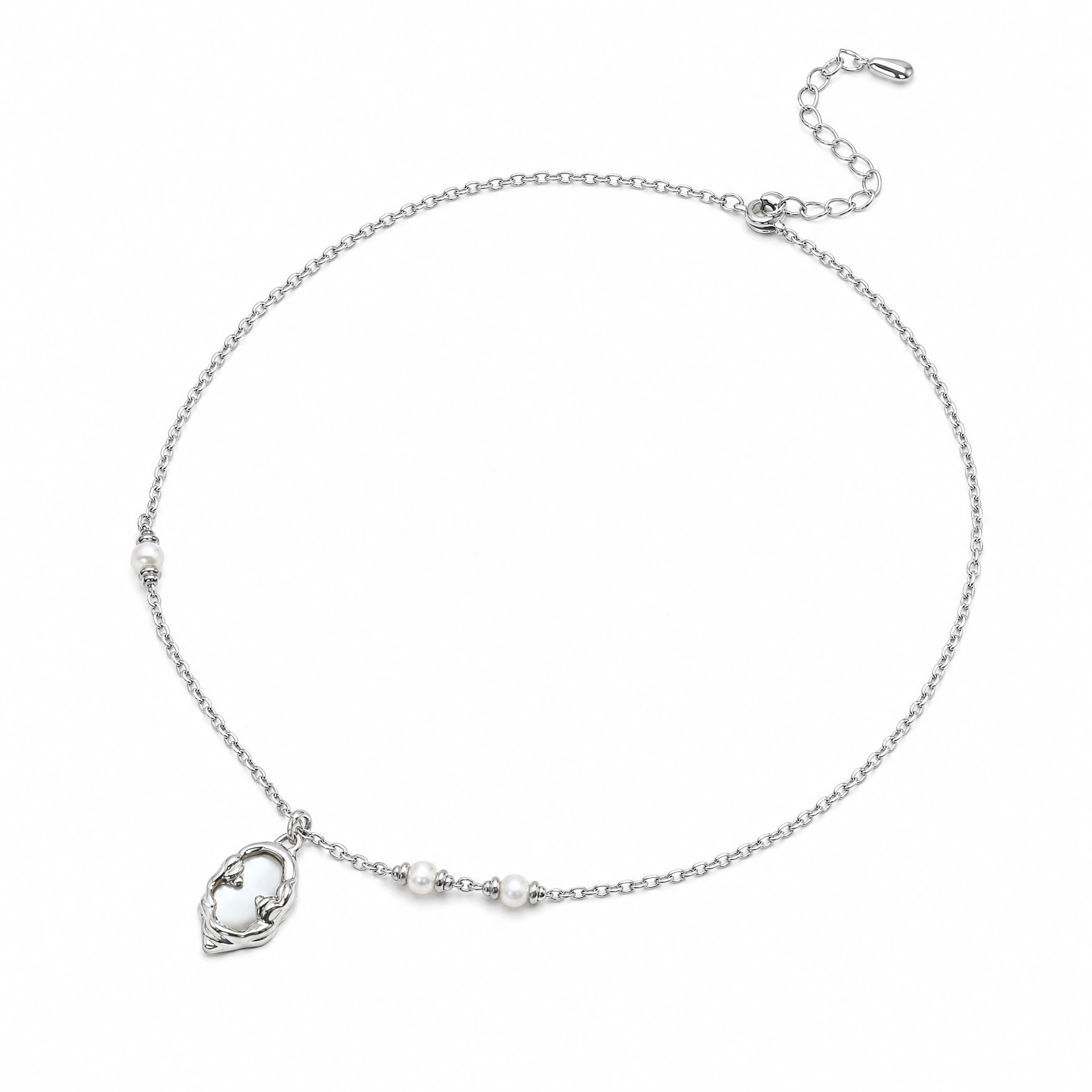 Mother Shell Pearl Necklace