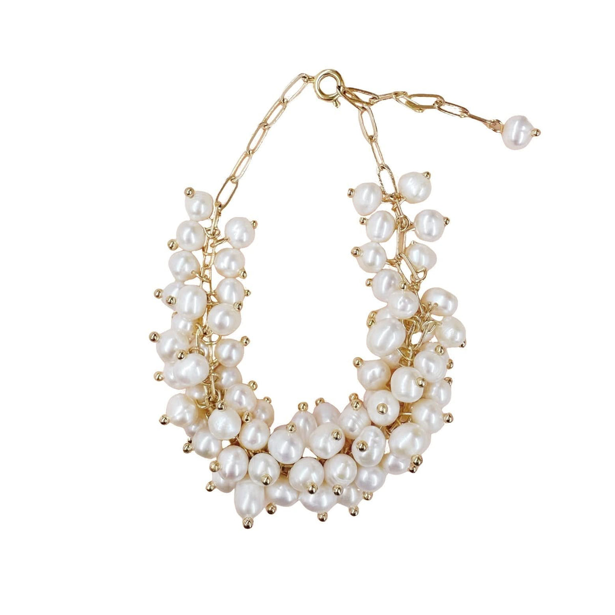 Various Sized Pearls Bracelet
