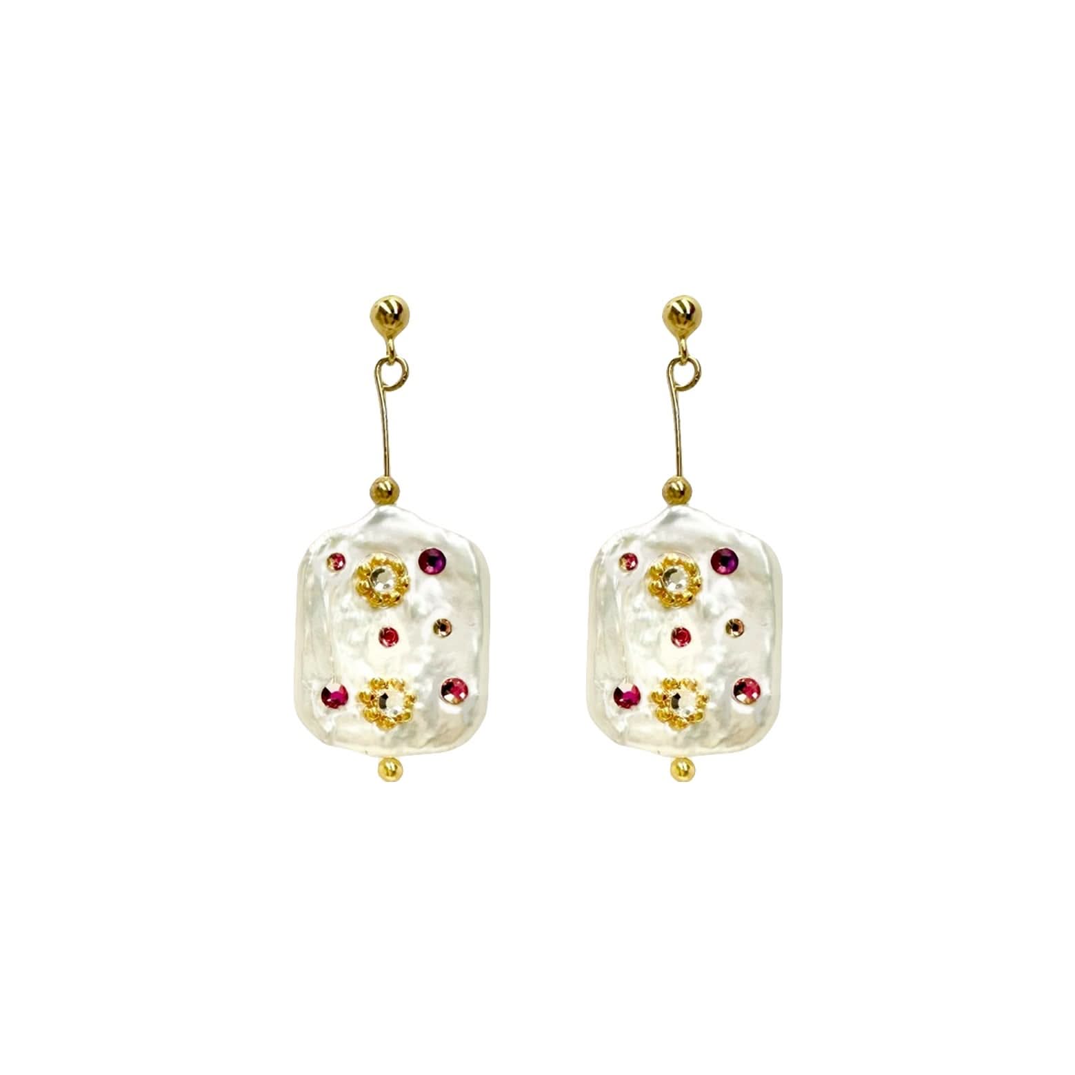 Stars Baroque Pearl Drop earrings