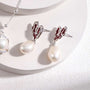 large pearl earrings