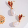 large pearl earrings