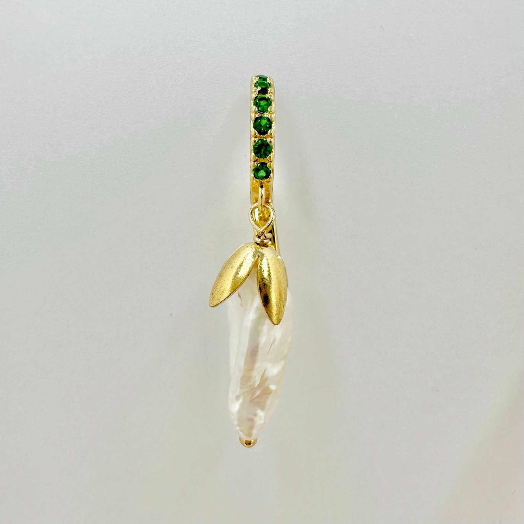 Diamond Huggie Earrings